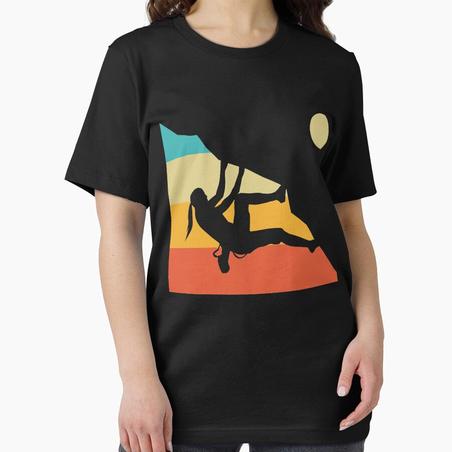 Retro Climbing Bouldering Boulderer Climber Free Speed by 4tomic