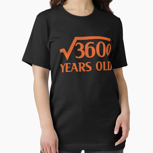 60th Happy Birthday Art 60 Years Old Square Root of 3600 by melsens
