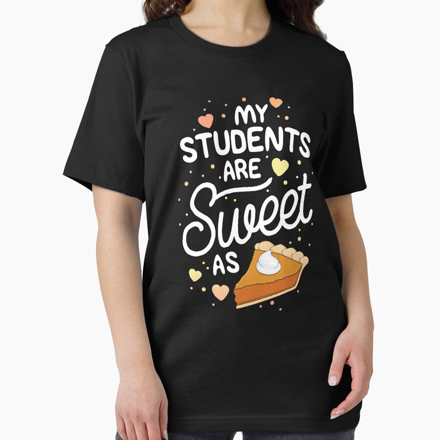This Math Teacher Loves Pumpkin Pie T-Shirt Halloween Gift by 14thFloor