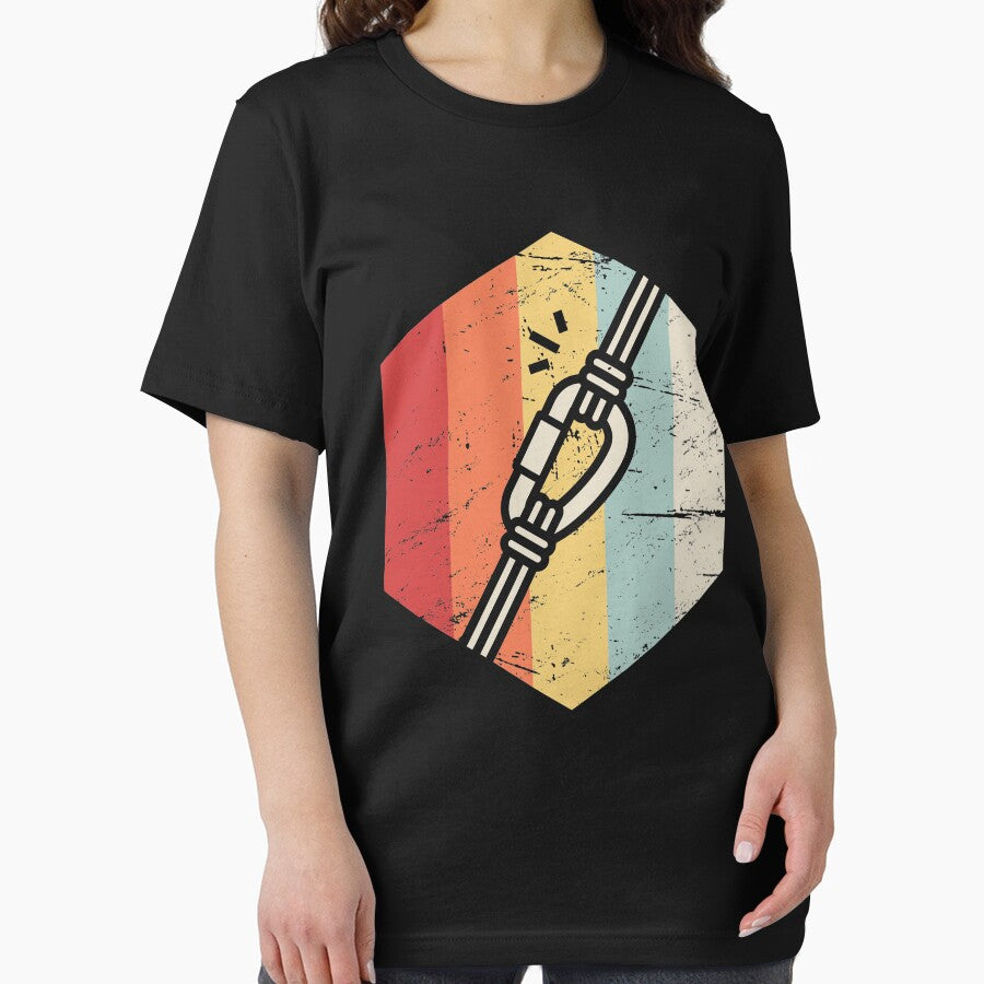 Retro 70s Rock Climbing Icon by Jam Jar