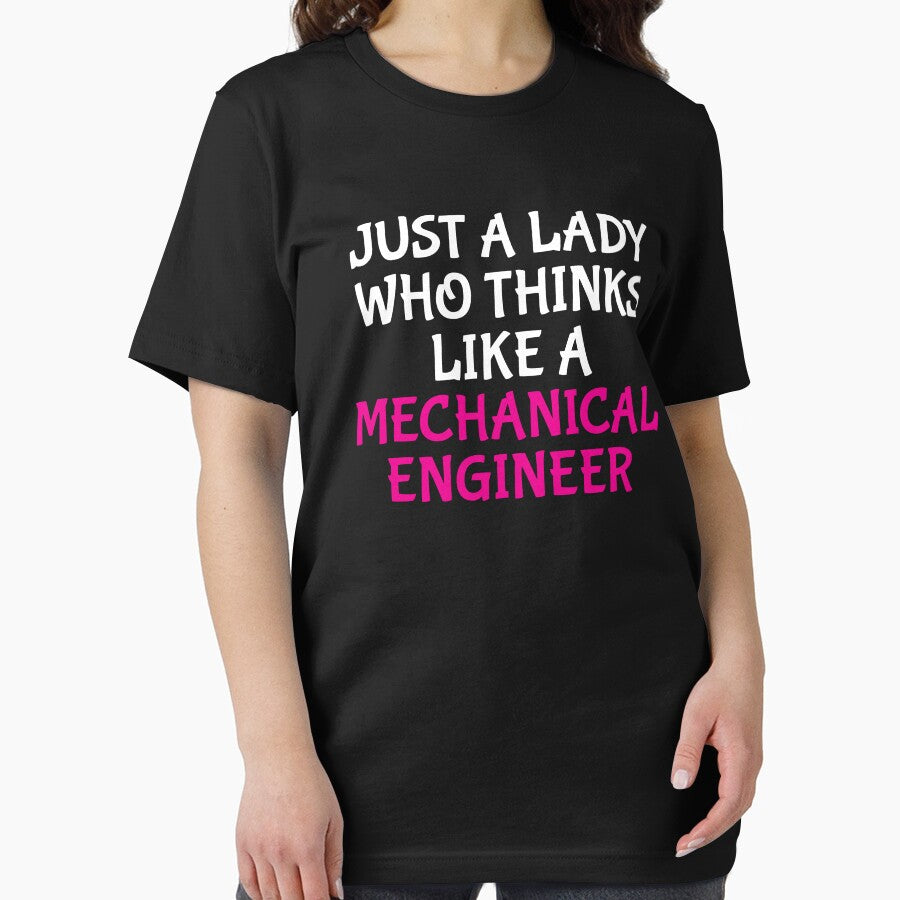 Just A Lady Mechanical Engineer Girl Gift T-shirt by zcecmza