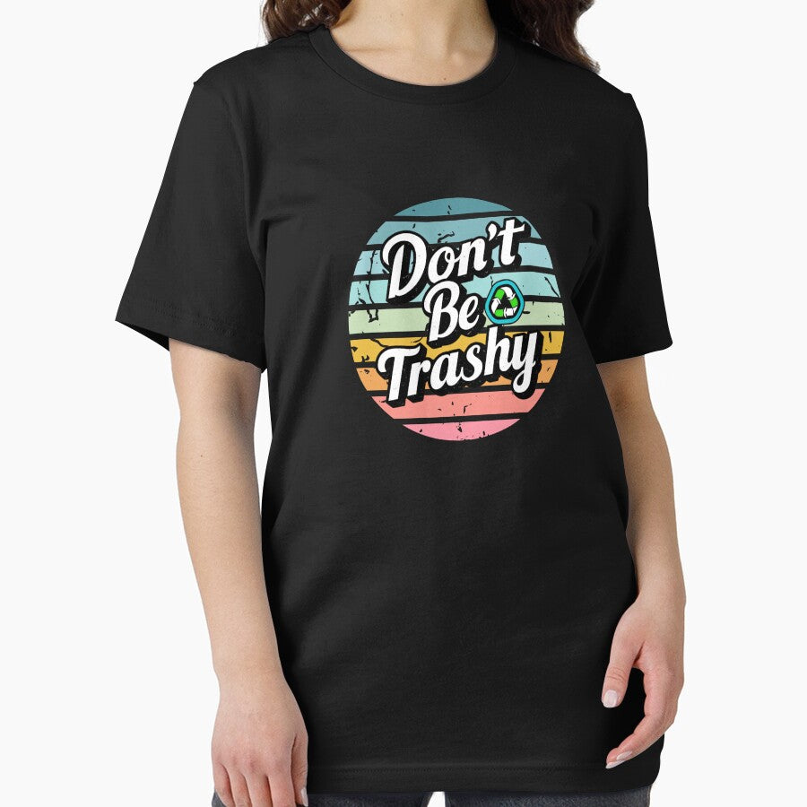 Retro Don't Be Trashy Recycle Save The Environment Earth Day Matching by WildAuraArt