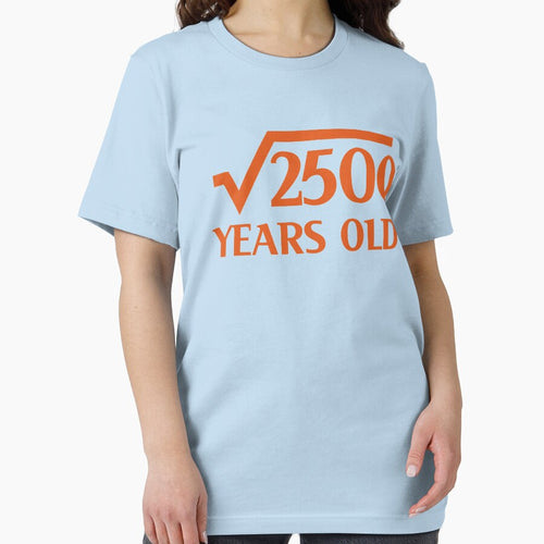 50th Happy Birthday Art 50 Years Old Square Root of 2500 by melsens