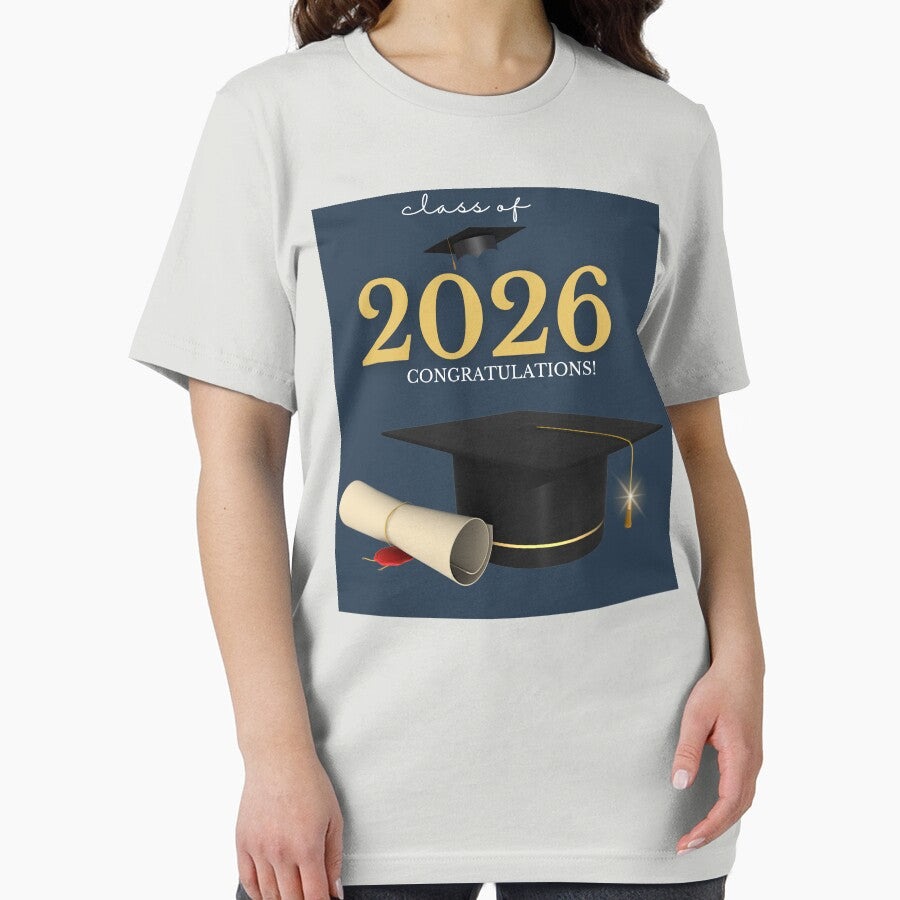 Class of 2026 – Graduation T-Shirt by Yusey Designs