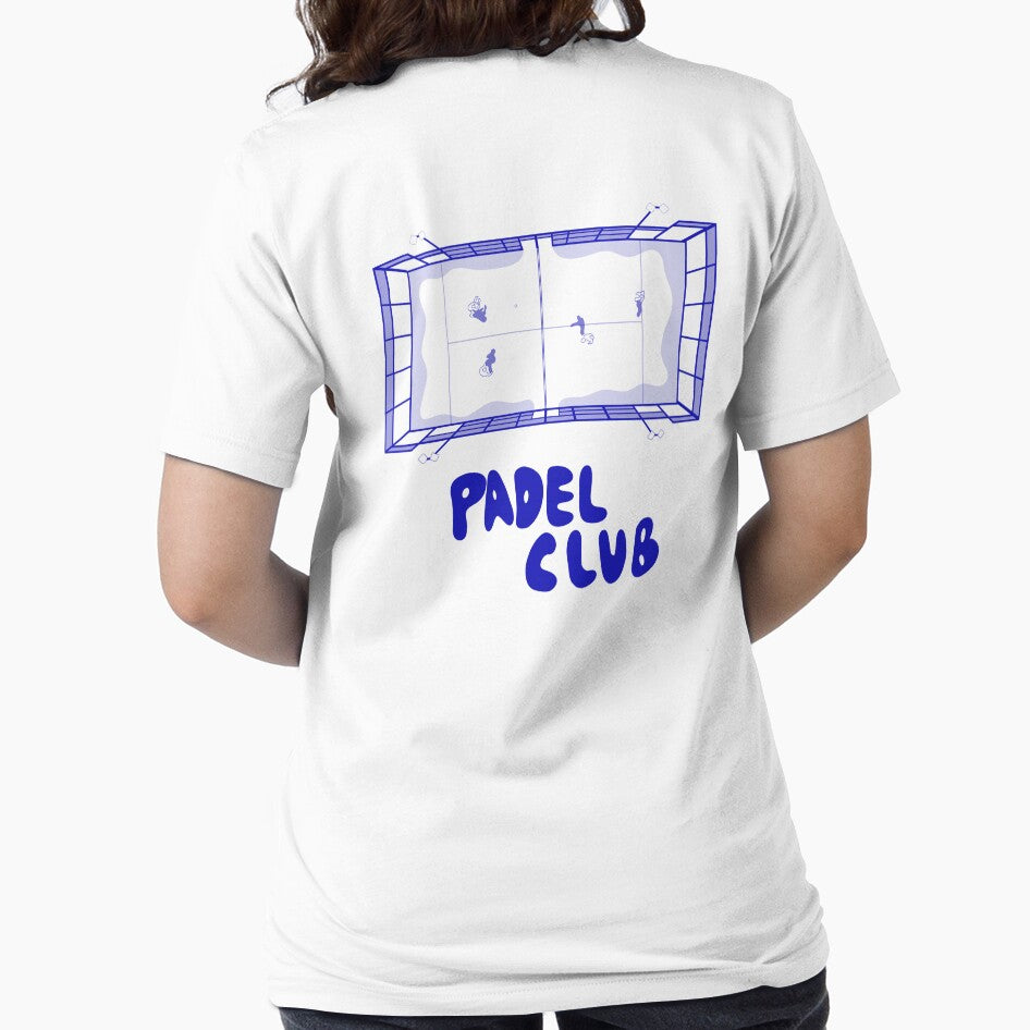 Padel court illustration, Padel club by Mouyouu