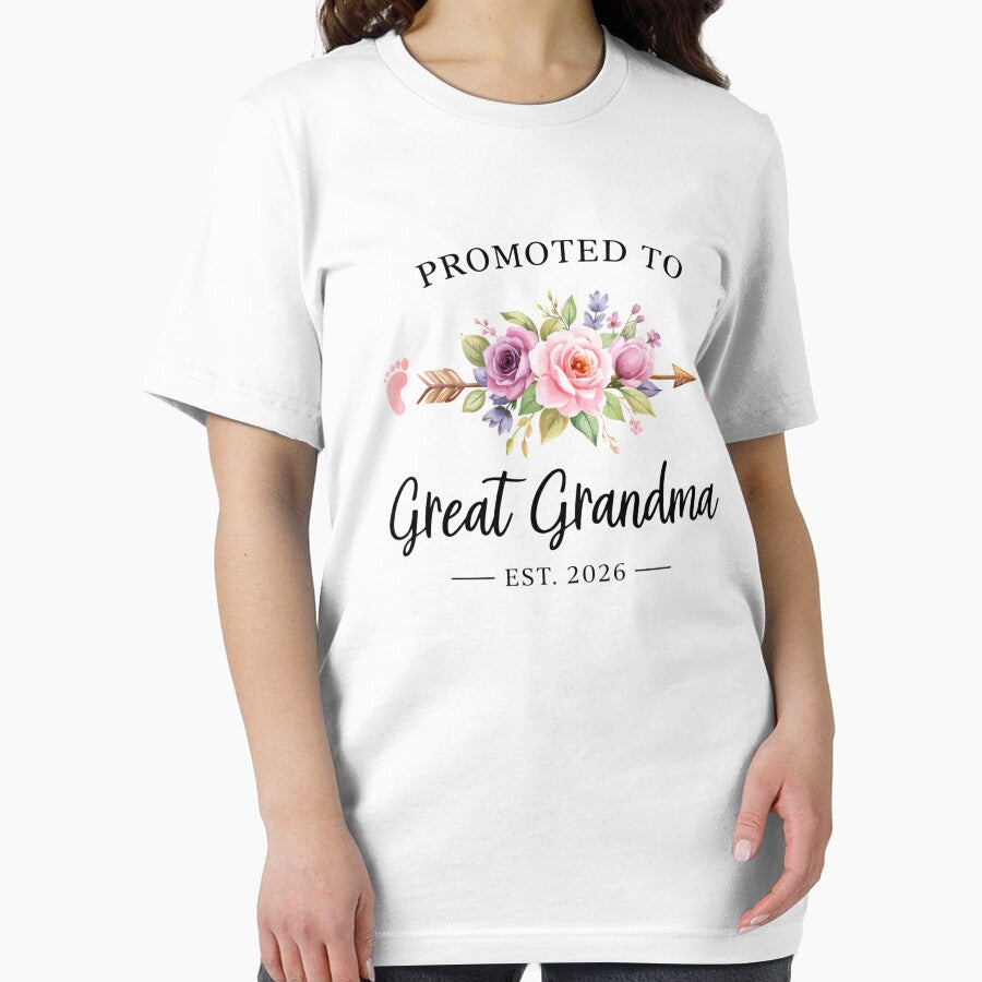 Promoted To Great Grandma Est. 2026 Expecting Grandparent Announcement by SofenArt