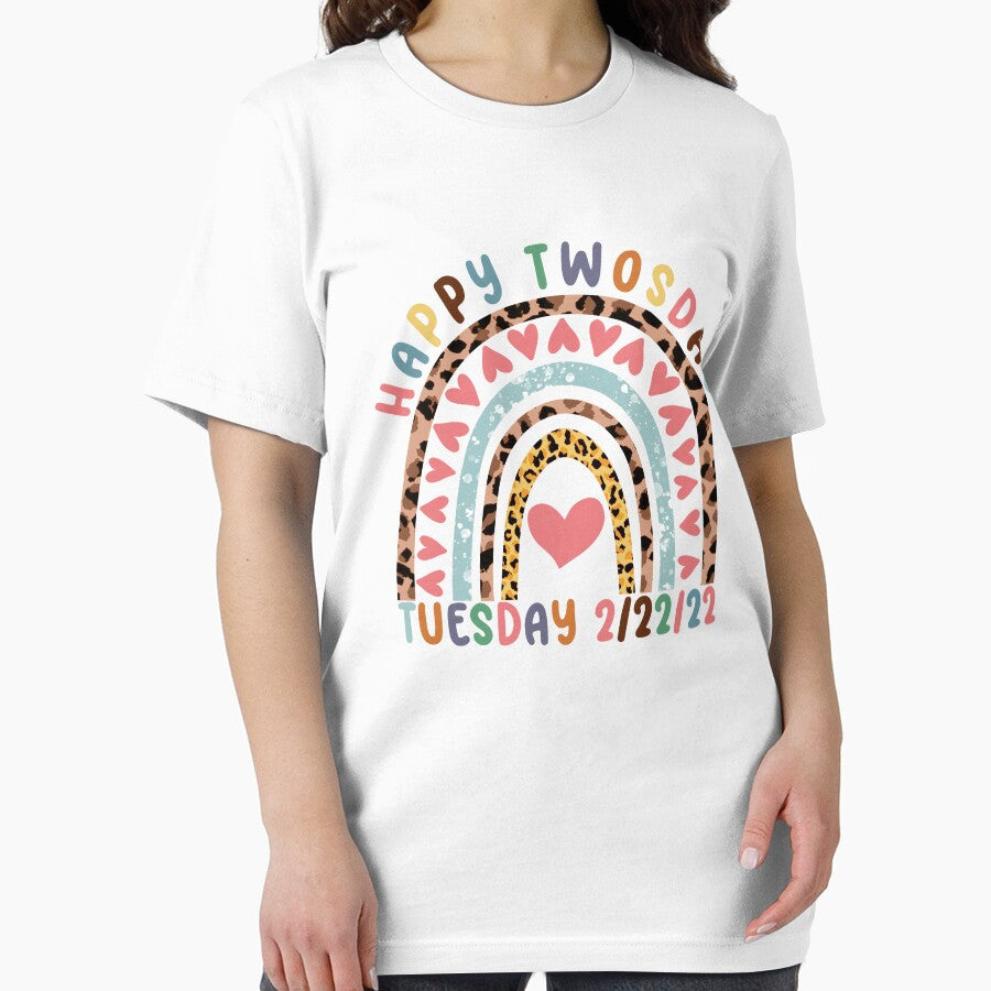 February 2nd 2022 2-22-22 - Funny School Rainbow Happy Twosday 2022 by OUSSAMAVIP