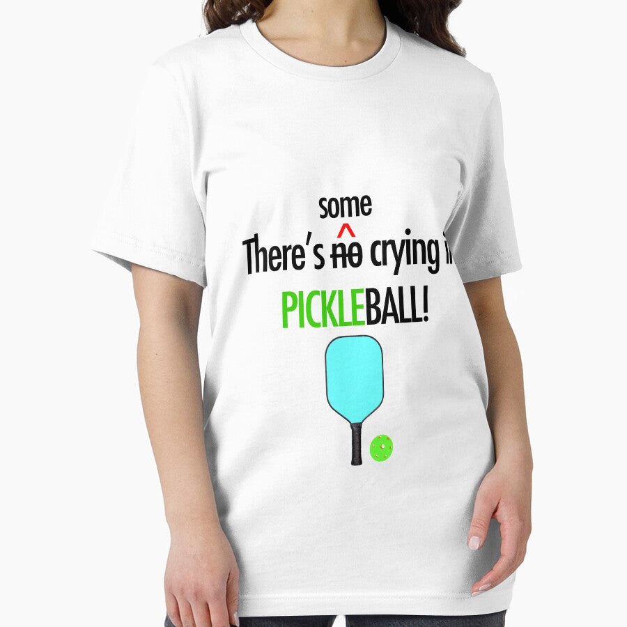 Humorous Funny Pickleball Obsession - No Crying in Pickleball by LifeStingz