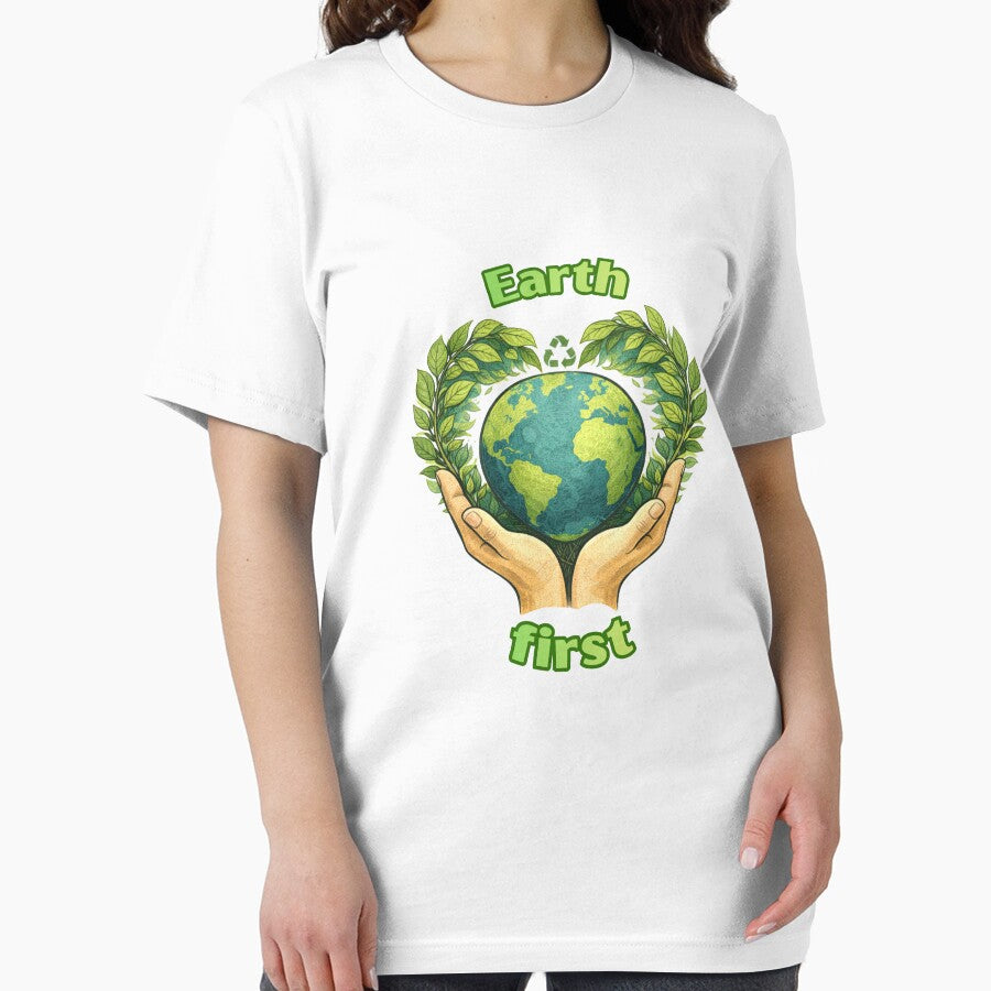 Earth First – Eco Awareness Illustration by hallwell