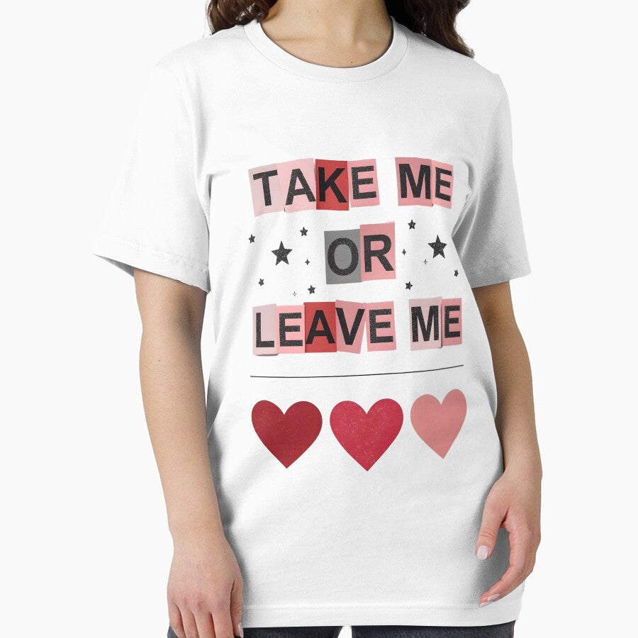 Take Me Or Leave Me Ransom Note Aesthetic - Sassy Valentine's Day Collage by FestivityFinds
