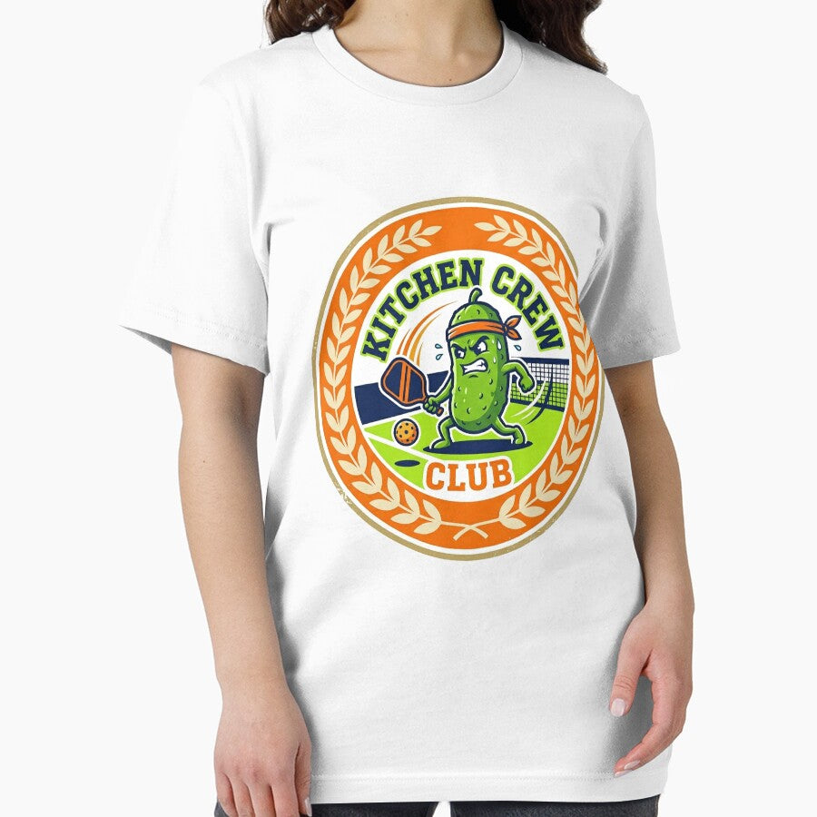 Pickleball Kitchen Crew Club Funny Pickle by PixelQ