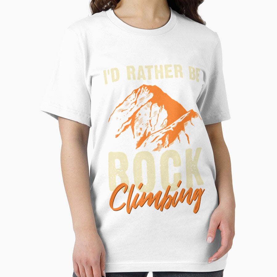 Rock Climber Bouldering I'D Rather Be Rock Climbing by Elouisertwright
