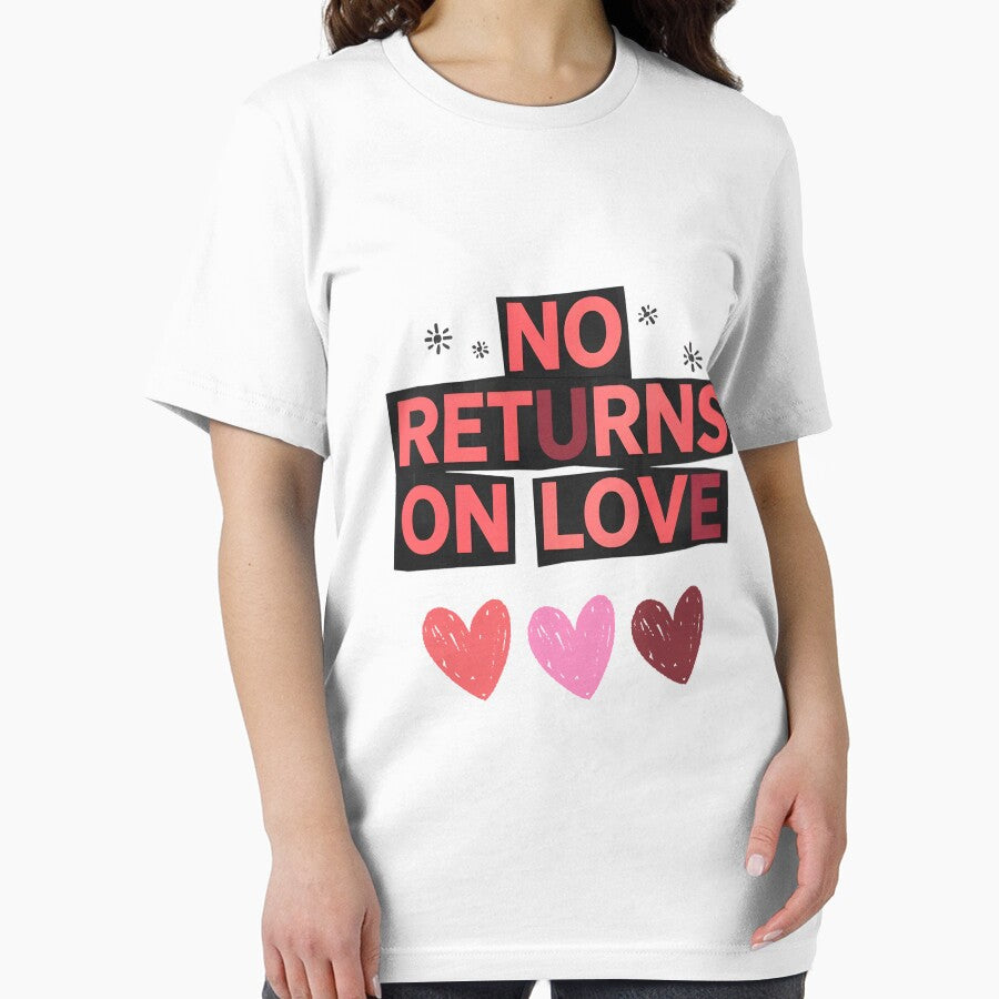 No Returns On Love - Funny Ransom Note Aesthetic Valentine's Day Collage by FestivityFinds