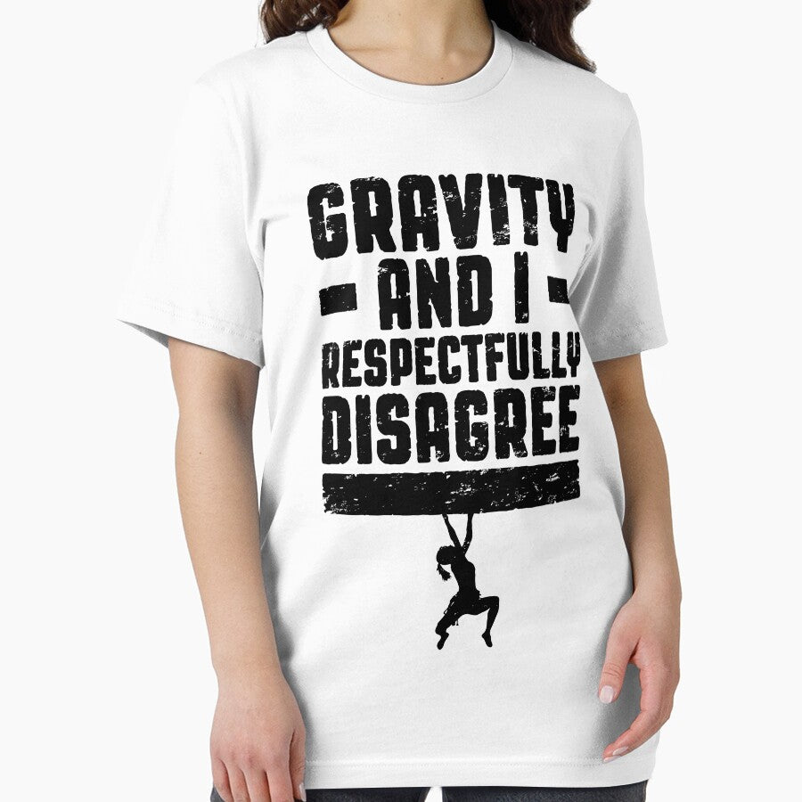Gravity And I Respectfully Disagree Bouldering Climber Girl by GrandeDuc