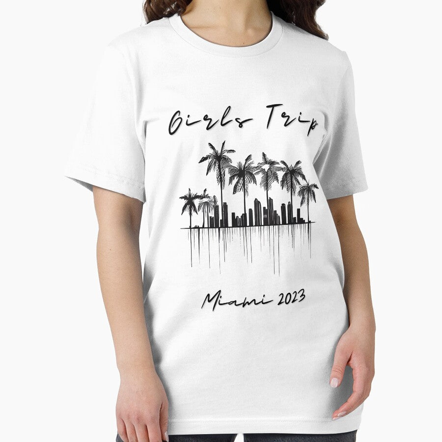 Girls Trip to Miami 2023: Glamorous Miami, Palm Trees, simple design, minimalist shapes with clean lines, modern and elegant look, stylish and classic appeal (1) by TourDePassion