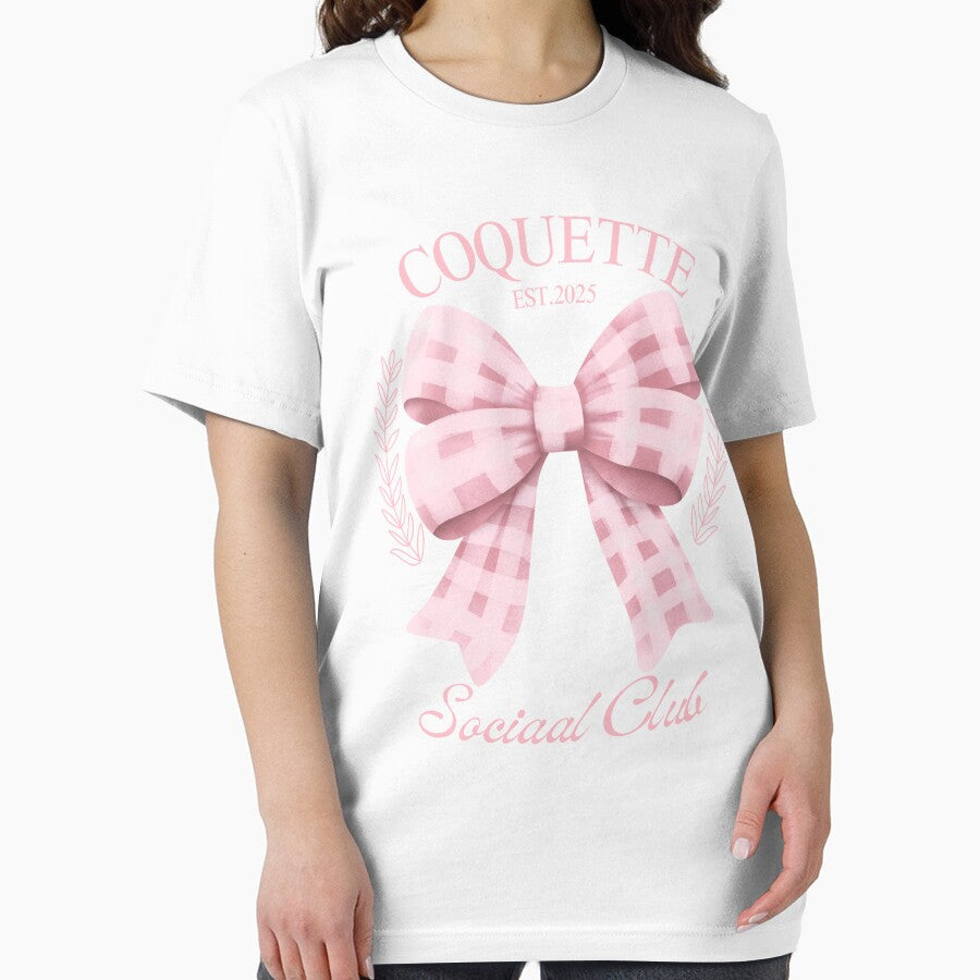 Pink Bow Coquette Est.2025 Social Club by thebest-2studio