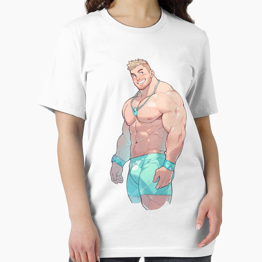 Cute Muscular Gay Guy Flexing by homorohomo