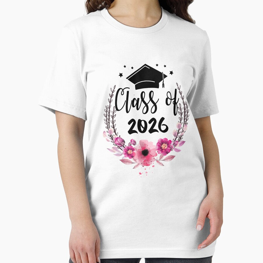 Class of 2026 Graduation Pink Flowers by Verycutethings