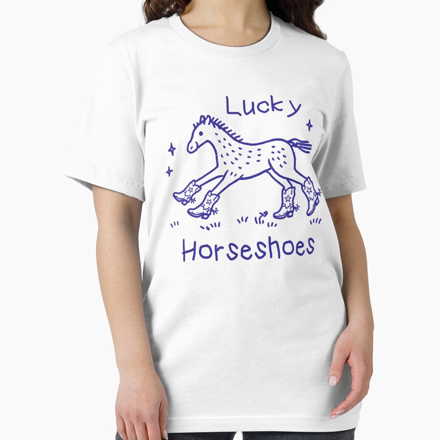 Lucky Horse Cowboy Boots - Cute Country Horse Girl Meme by RandyHaskins