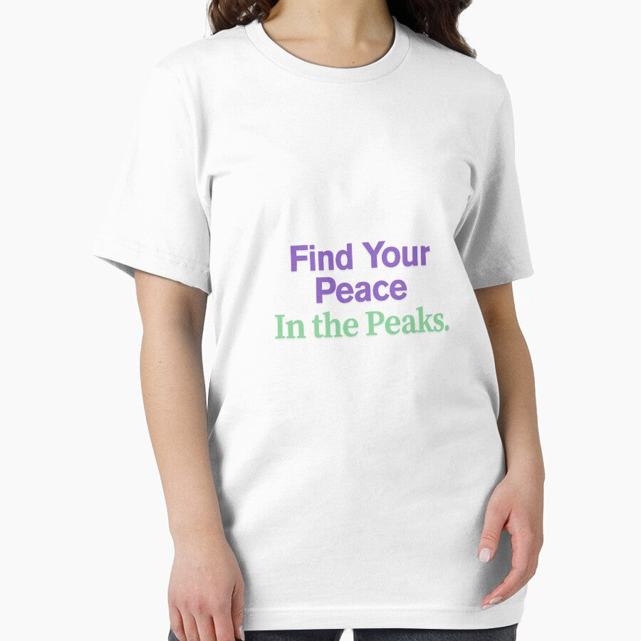 Find Your Peace in the Peaks – Nature Lover Tee by MGR LABEL