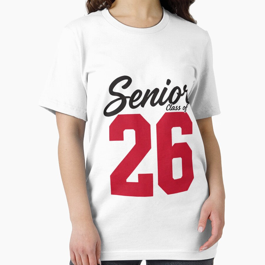 Senior Class of 2026 Bold Red Graduation Design by Zyynpixel