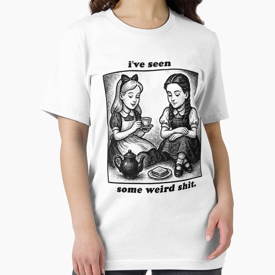 Retro I've Seen Some Weird Stuff T-Shirt – Girls Aesthetic Tee – Silly Shirts Lover T-shirt Tshirt Tee Tees Vintage Meme by samidsou