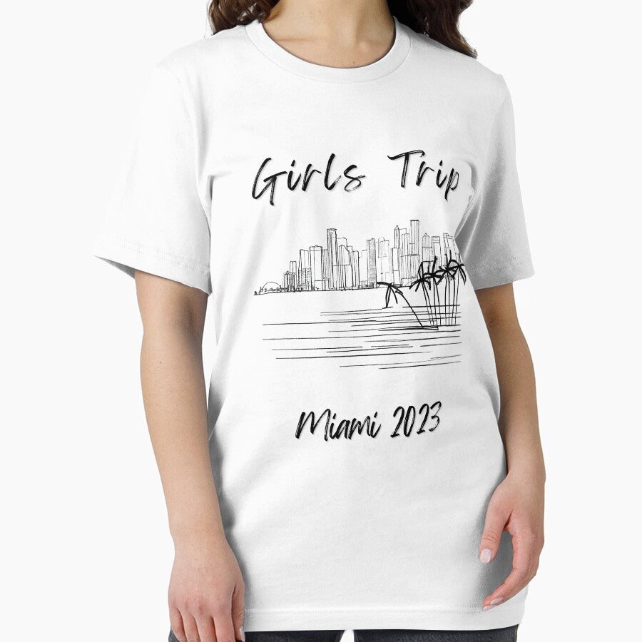 Girls Trip to Miami 2023: Glamorous Miami, Palm Trees, simple design, minimalist shapes with clean lines, modern and elegant look, stylish and classic appeal (2) by TourDePassion