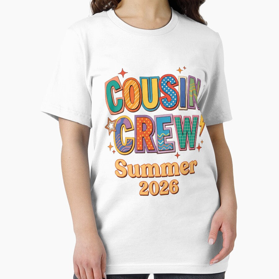 Cousin Crew Retro Summer Vacation 2026 Groovy Family Trip by Omarmadani