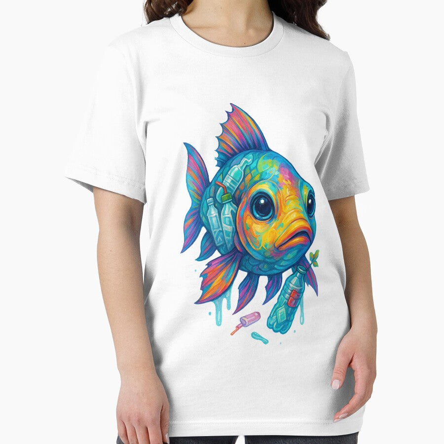 Fish & Bottles – Ocean Plastic Pollution Awareness Art by AddictiveDesign