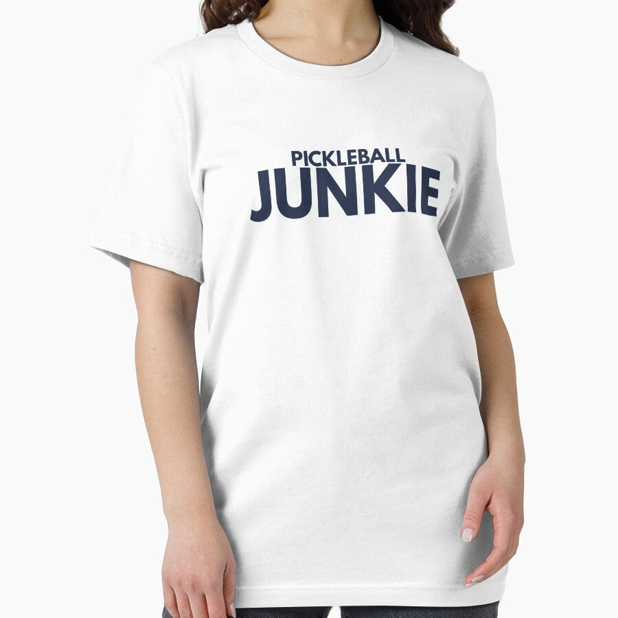 Pickleball Junkie Funny Pickleball Player Shirt by The Daily Goods