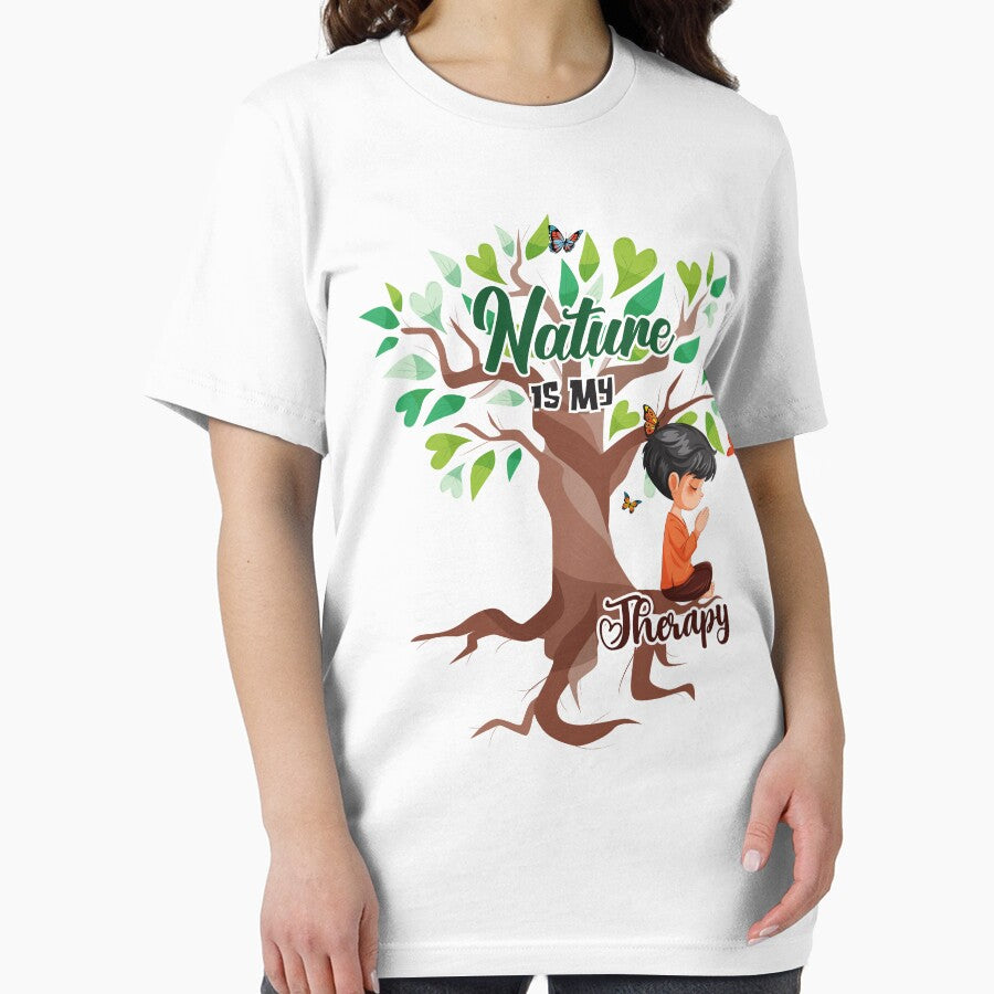 Nature is My Therapy – Peaceful Outdoor & Adventure Quote by Rebel-Z