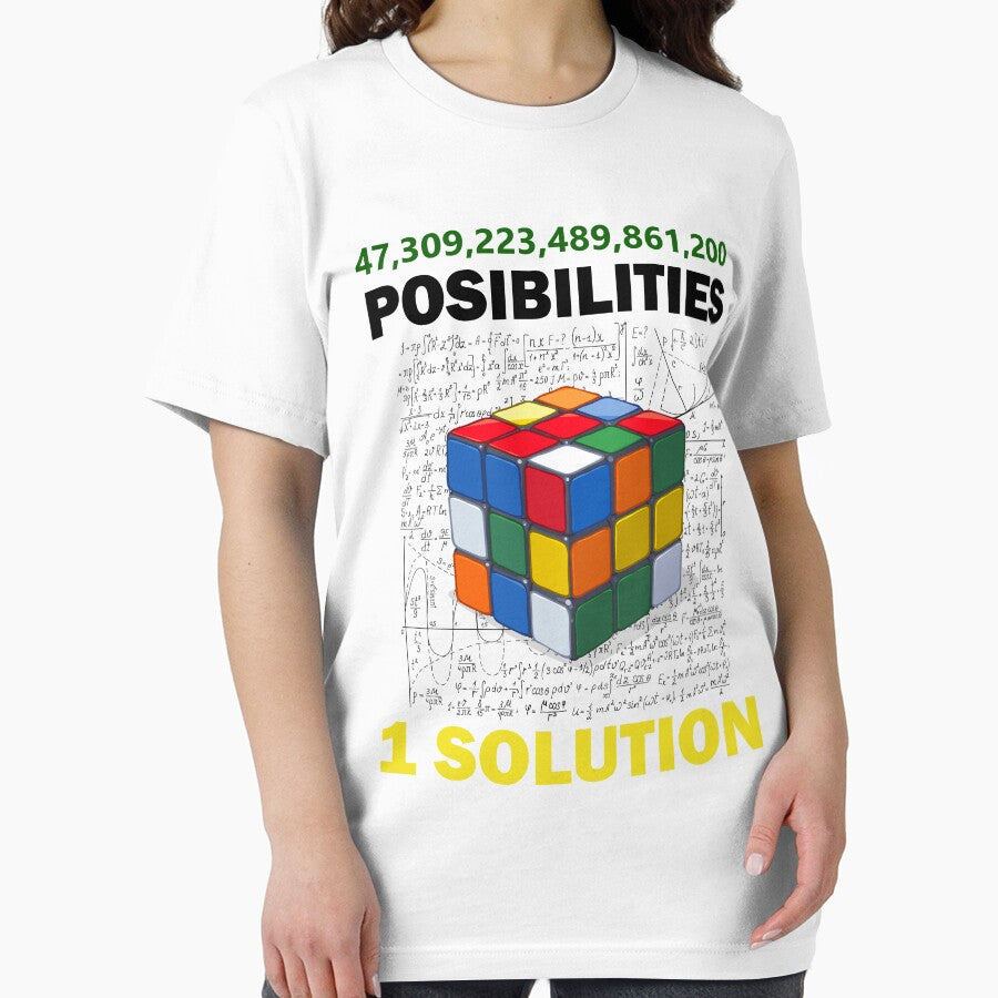 Funny Speed Cubing One Solution Math Lovers Boys Girls by Zikozaki