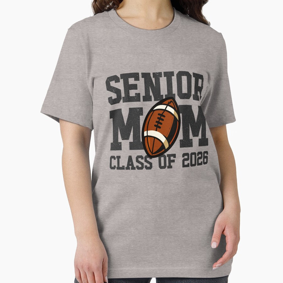 Senior Mom Class Of 2026 Football Mom Gear by DynamicDesign
