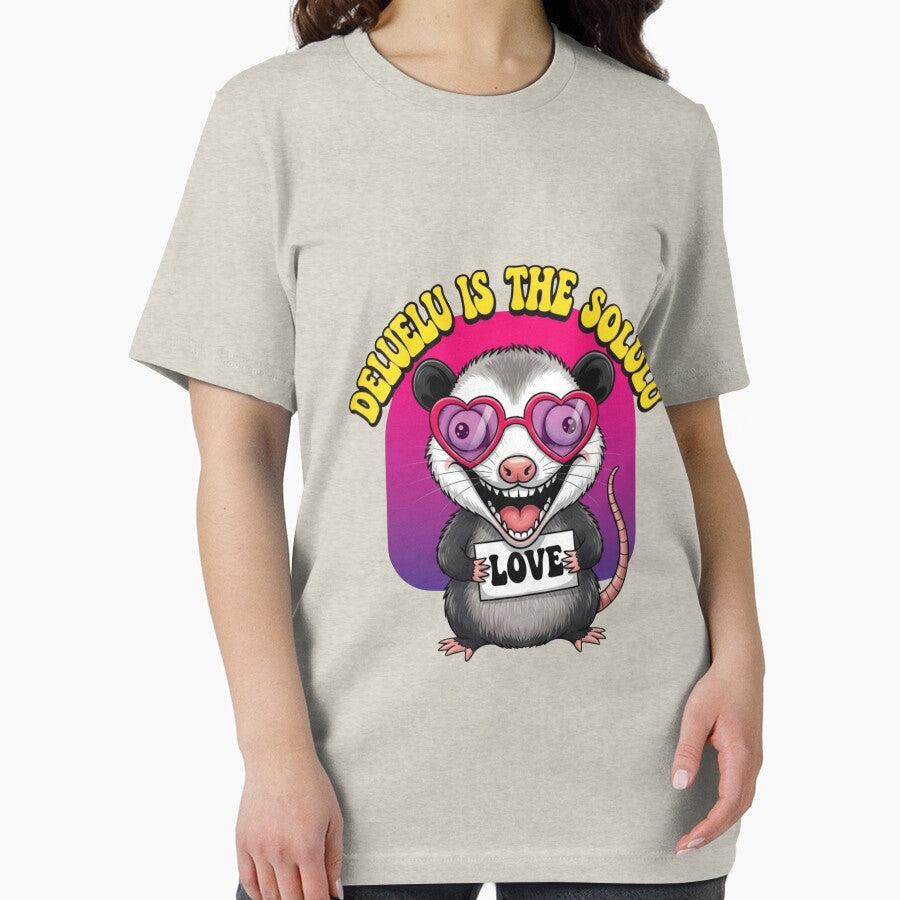 Delulu Is The Solulu Opossum Crazy Eyes Meme by Moon's Arts