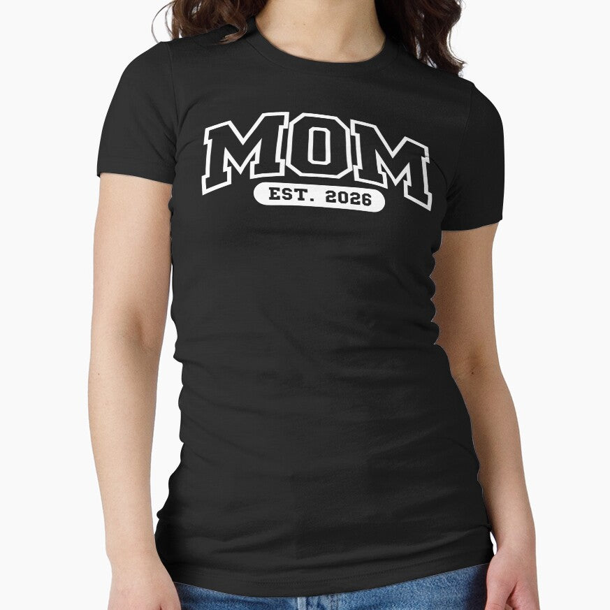 Mom Est 2026, new baby announcement, mother's day gift, Christmas gift, baby shower gift by julexy