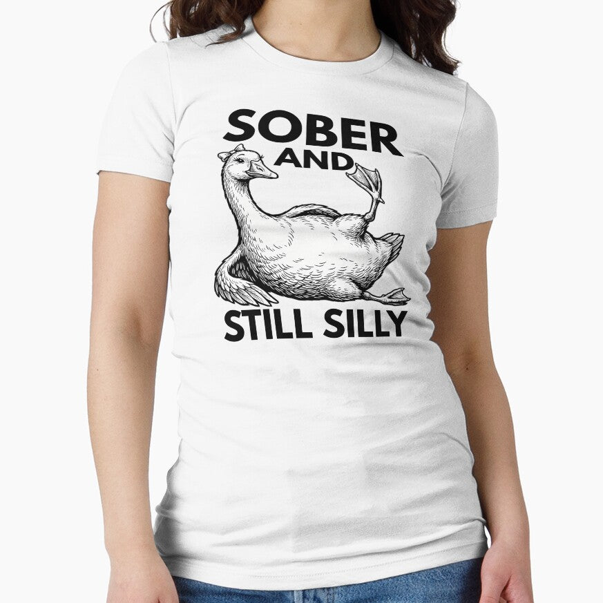 Sober And Still Silly - Funny Chaotic Goose Recovery Art by MTJ-Mushrooms