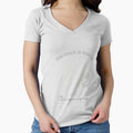 Save The Chimpanzee The Clock is Ticking Fitted V-neck T-shirt by MagicWolfStar
