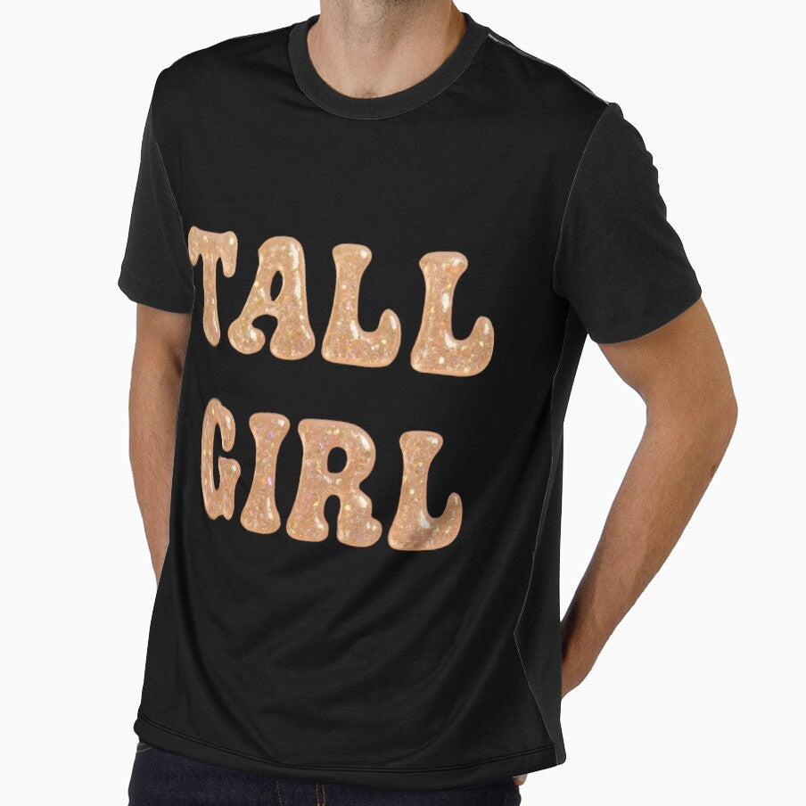 Tall Girl – Dark Sparkling Resin Glitter Design by Embrace Tall