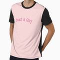 Just a Girl – Minimal Pink Typography Design ? by KleanGirlAesthetics