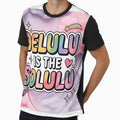 Delulu Is The Solulu Sticker | Funny Gen Z Aesthetic Pink Quote | Cute Viral TikTok Design by Velora Design