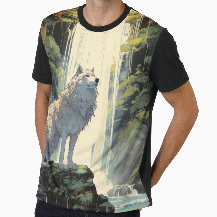 A Wolf at the Waterfall by Earth Celebration Designs