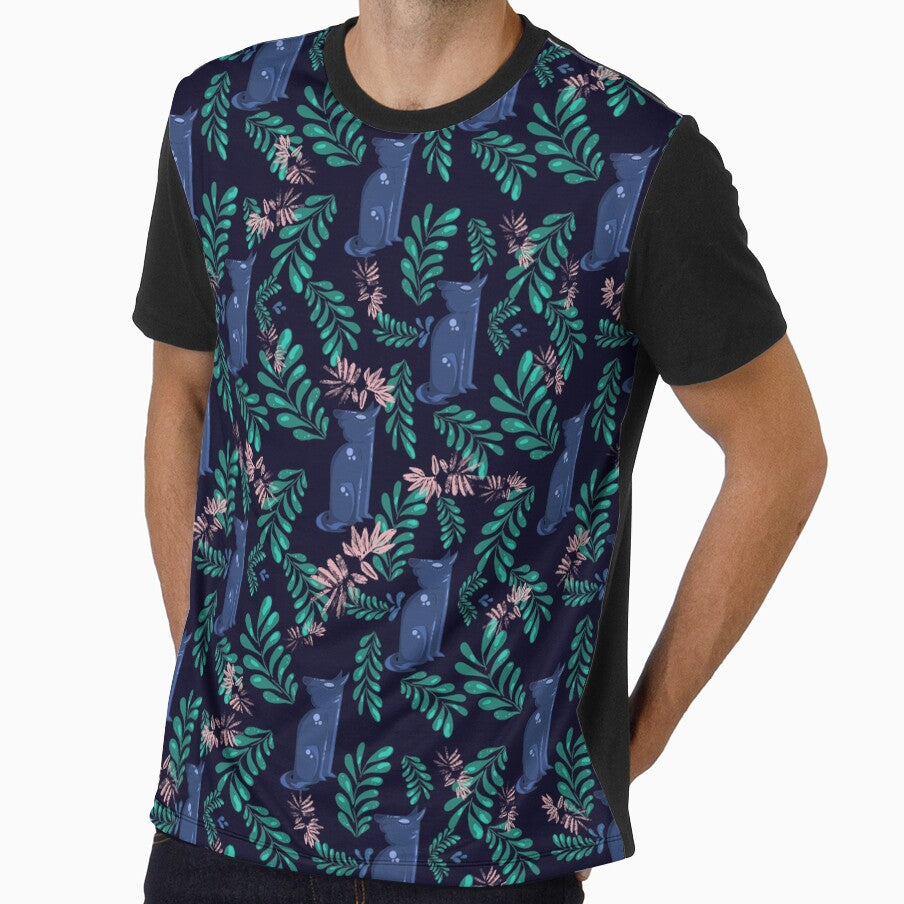 Floral Wolf Pattern by Mariia Berezhna