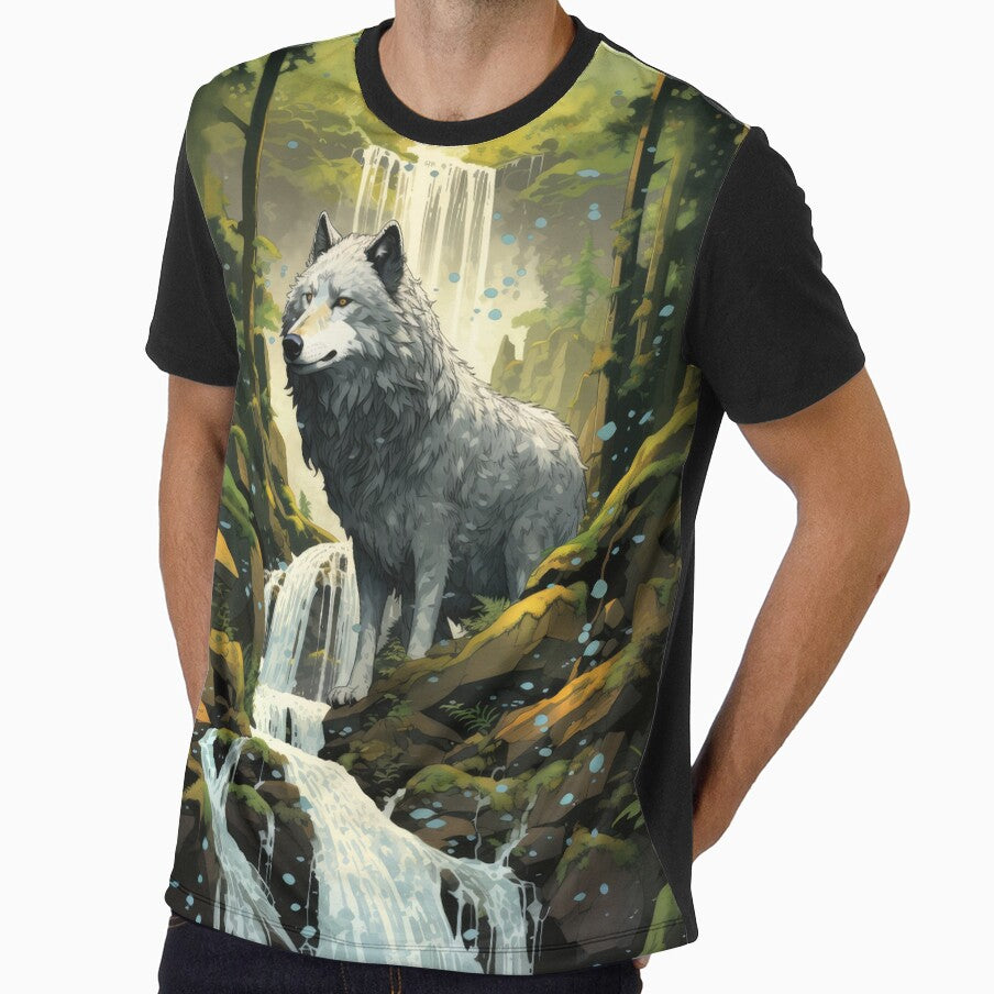 A Wolf in the Rainy Forest by Earth Celebration Designs