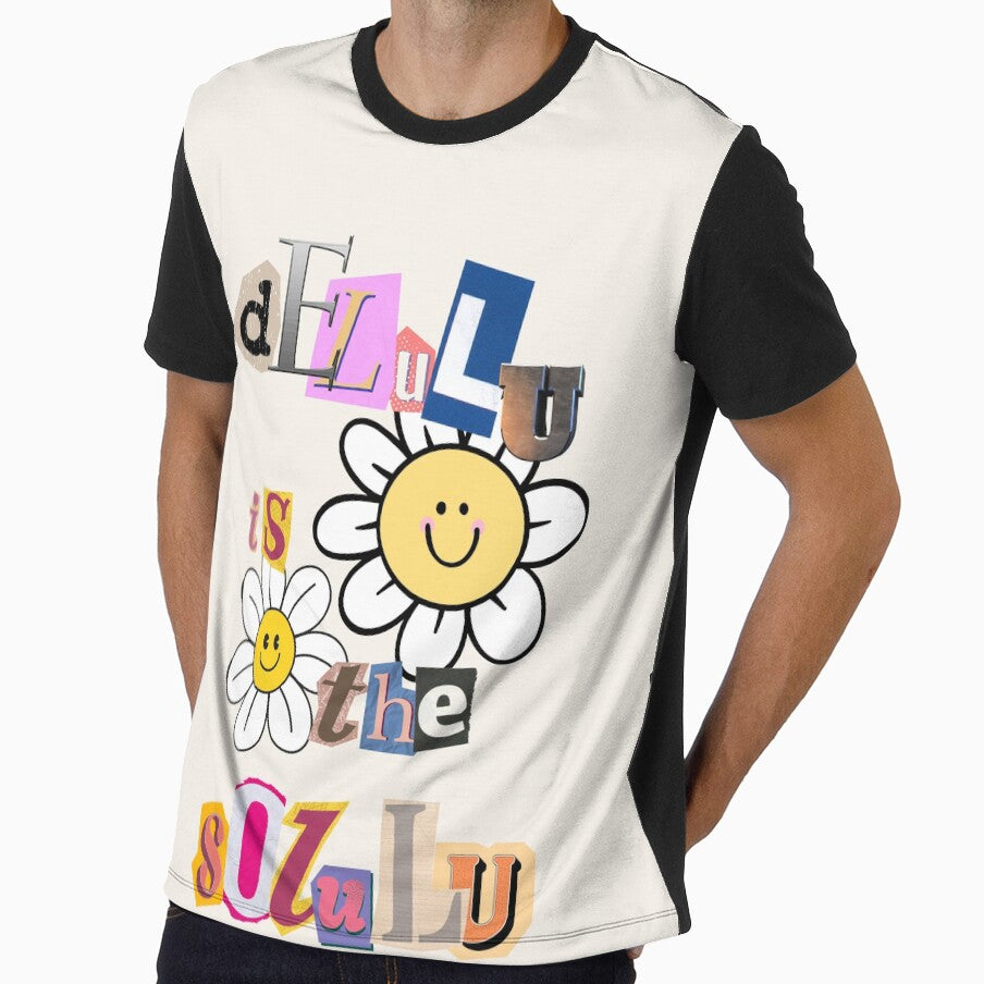 DeLuLu is the Solulu Retro Magazine Letter Font Design Decor by DazzledPenguin