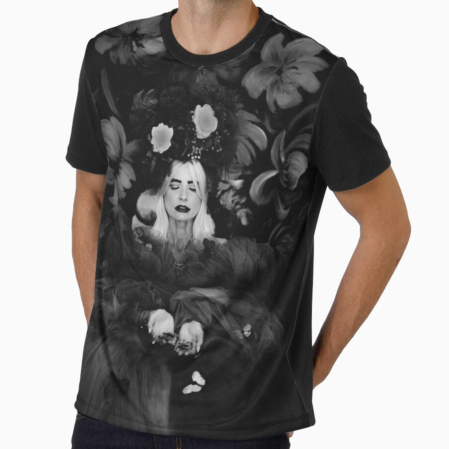 Dark Floral Ritual – Gothic Feminine Portrait by BookOfSoul