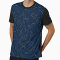 Navy and Gold Zodiac Constellations by fairy911911
