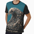 Plastic Tide Ocean Pollution Environmental Awareness Plastic Waste Marine Conservation Design by OrbitOfMind