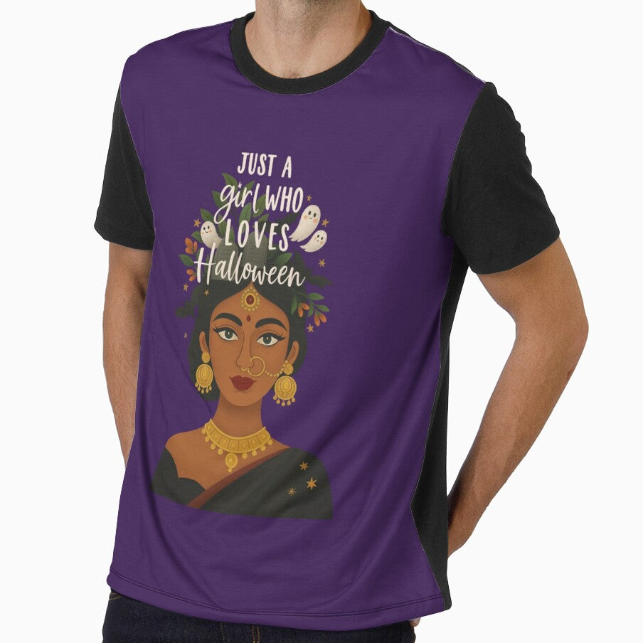 Just an Indian  Girl Who Loves Halloween – Desi Goddess Aesthetic Halloween Art by malufromhtown