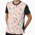 Cute Desserts Seamless Pattern Pink by MadeByBeata