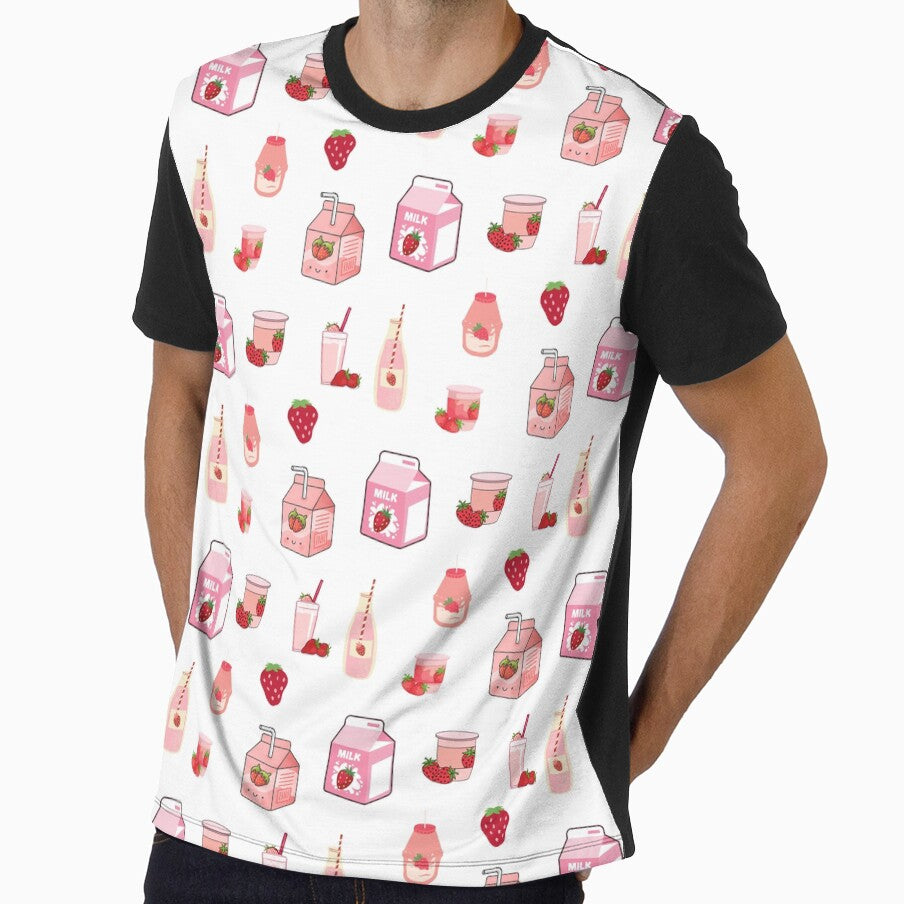 strawberry Milk Aesthetic Set by infazbdeen